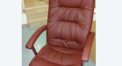Обтяжка офисного кресла. Новокубанск